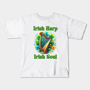 Irish Harp Kids T-Shirt